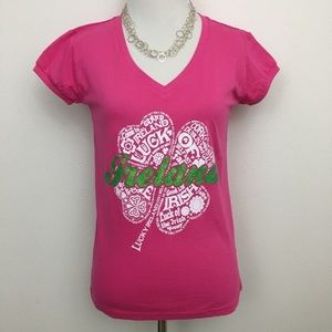 🔴 Ireland & Shamrock T-shirt